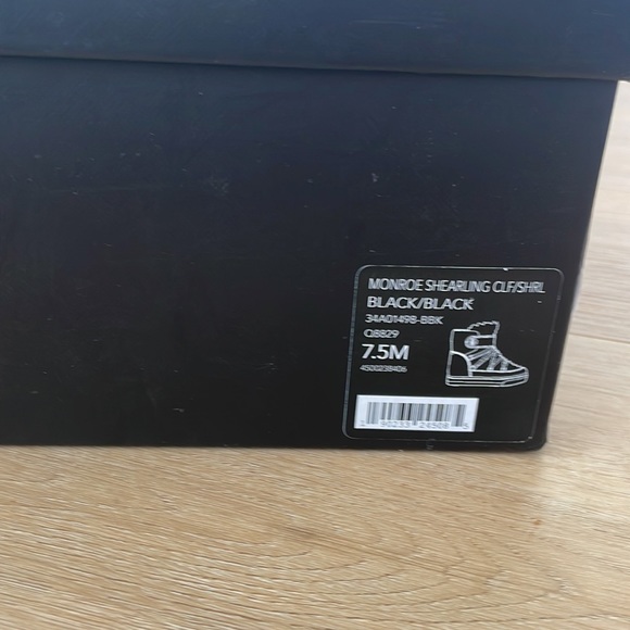 Coach Sherling black leather Monroe women booties - Picture 8 of 9